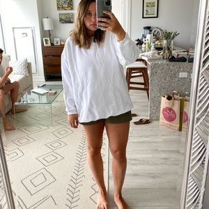 NWT Aerie New Love Corded Oversized Sweatshirt